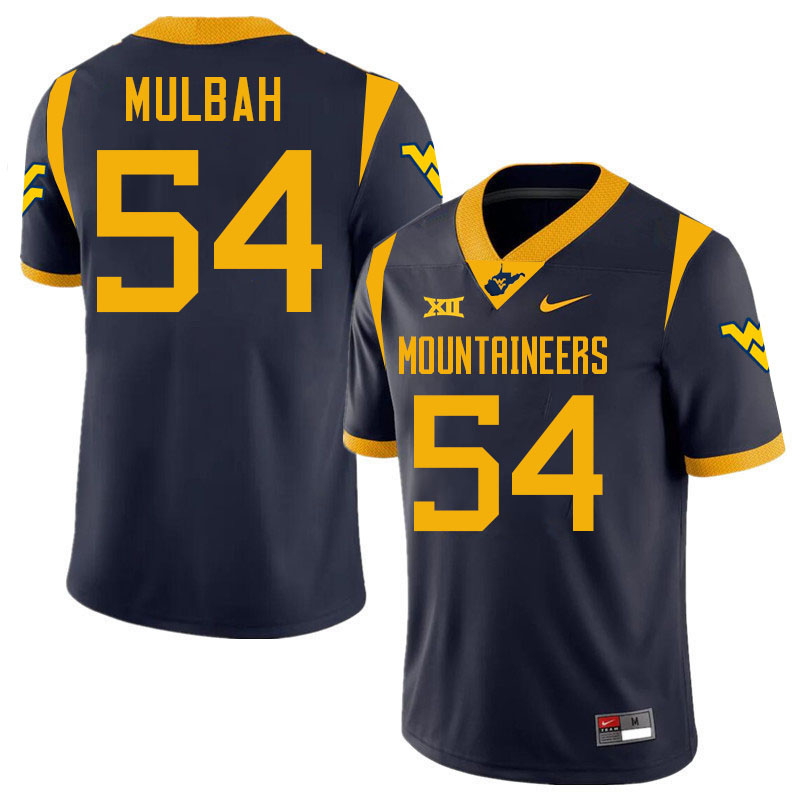 Fatorma Mulbah WVU Jersey,West Virginia Mountaineers #54 Fatorma Mulbah Jersey Youth College-Navy